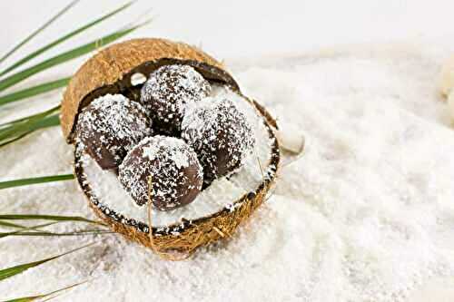 Boulettes chocolat noix de coco