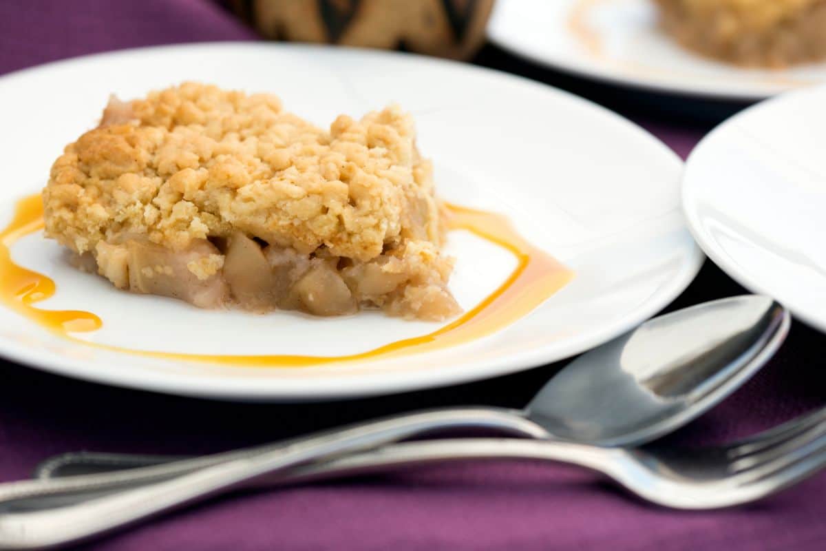 Crumble aux pommes traditionnel