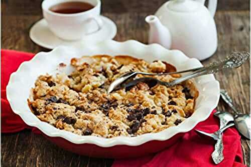 Délice Réconfortant : Comment Faire un Crumble Poires-Chocolat