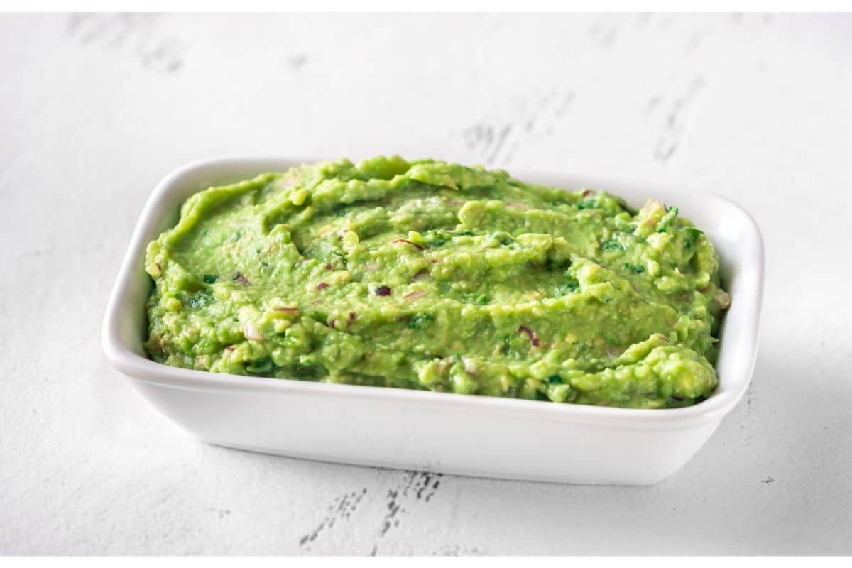 Guacamole sans tomate