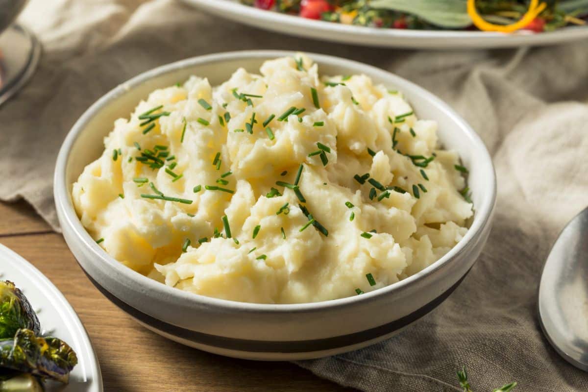 Purée de patate douce et de pomme de terre