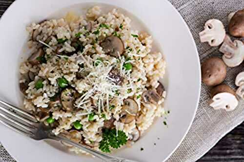 Risotto champignon parmesan