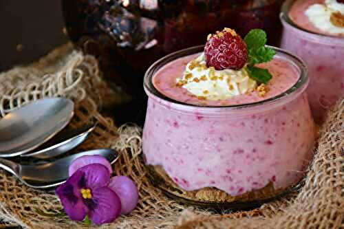 Crème Framboise Mascarpone en Moins de 30 Minutes