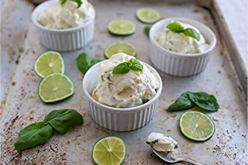 Crème Glacée au Citron Vert et Basilic : Sublime et Rafraîchissante