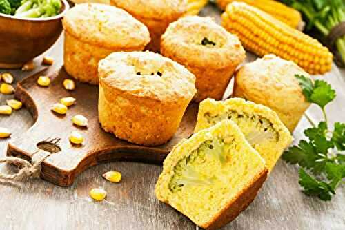 Muffins au Brocoli et à la Maïzena : Moelleux et Irrésistibles