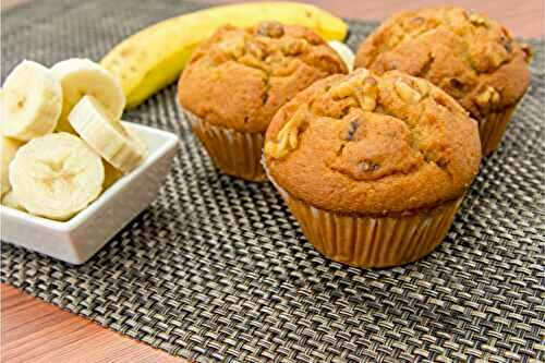 Muffins Banane et Noix pour Petits et Grands Gourmands