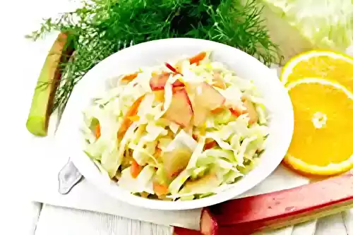 Salade de Chou et Rhubarbe : Un Duo Surprenant