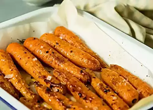 Carottes rôties au miel