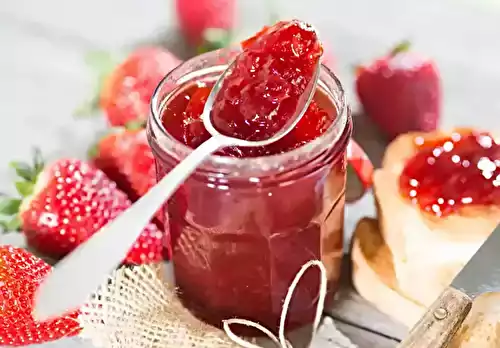 Confiture de fraises maison authentique
