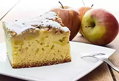 Gâteau aux pommes moelleux