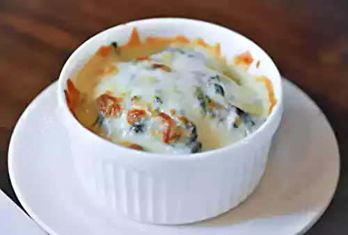 Œufs cocotte aux épinards et crème