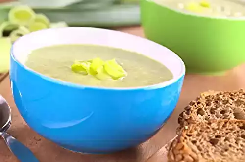 Potage de poireaux et pommes de terre