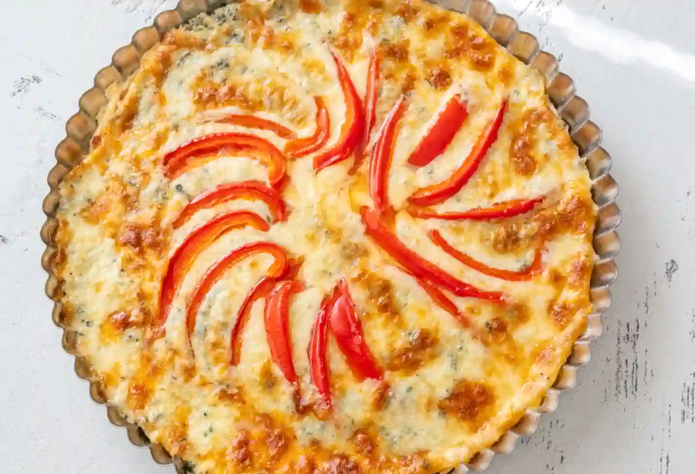 Tarte au fromage et poivrons rouges : la tarte qui met tout le monde d'accord