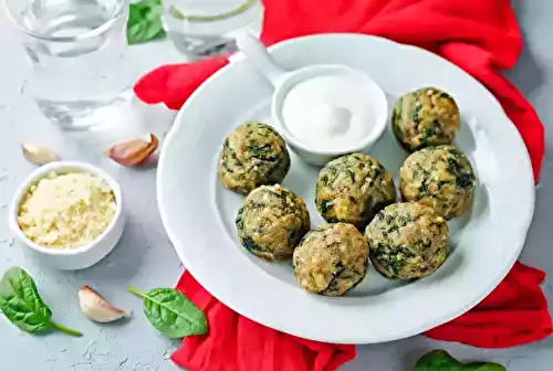 Boulettes aux épinards : l’apéritif gourmand qui plaît à tous