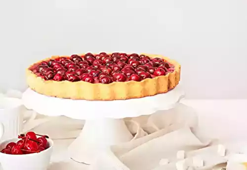 Tarte aux cerises maison : la recette facile et gourmande