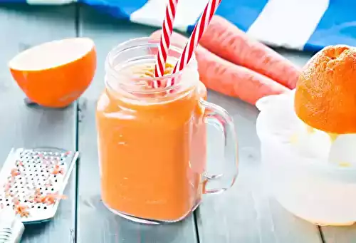 Smoothie Orange-Carotte Vitaminé : La Boisson Détox Parfaite