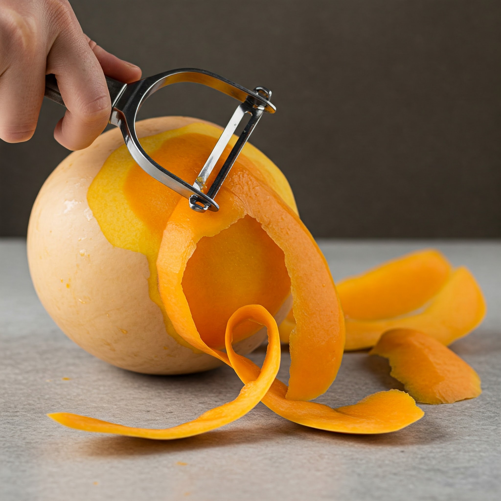 Comment éplucher un butternut ?