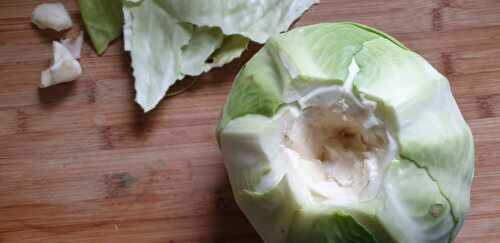 Ntolmades me lachano ke avgolemono - Feuilles de chou blanc farcies à la sauce citronnée