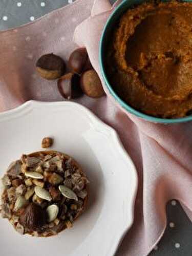 Purée de la citrouille aux marrons