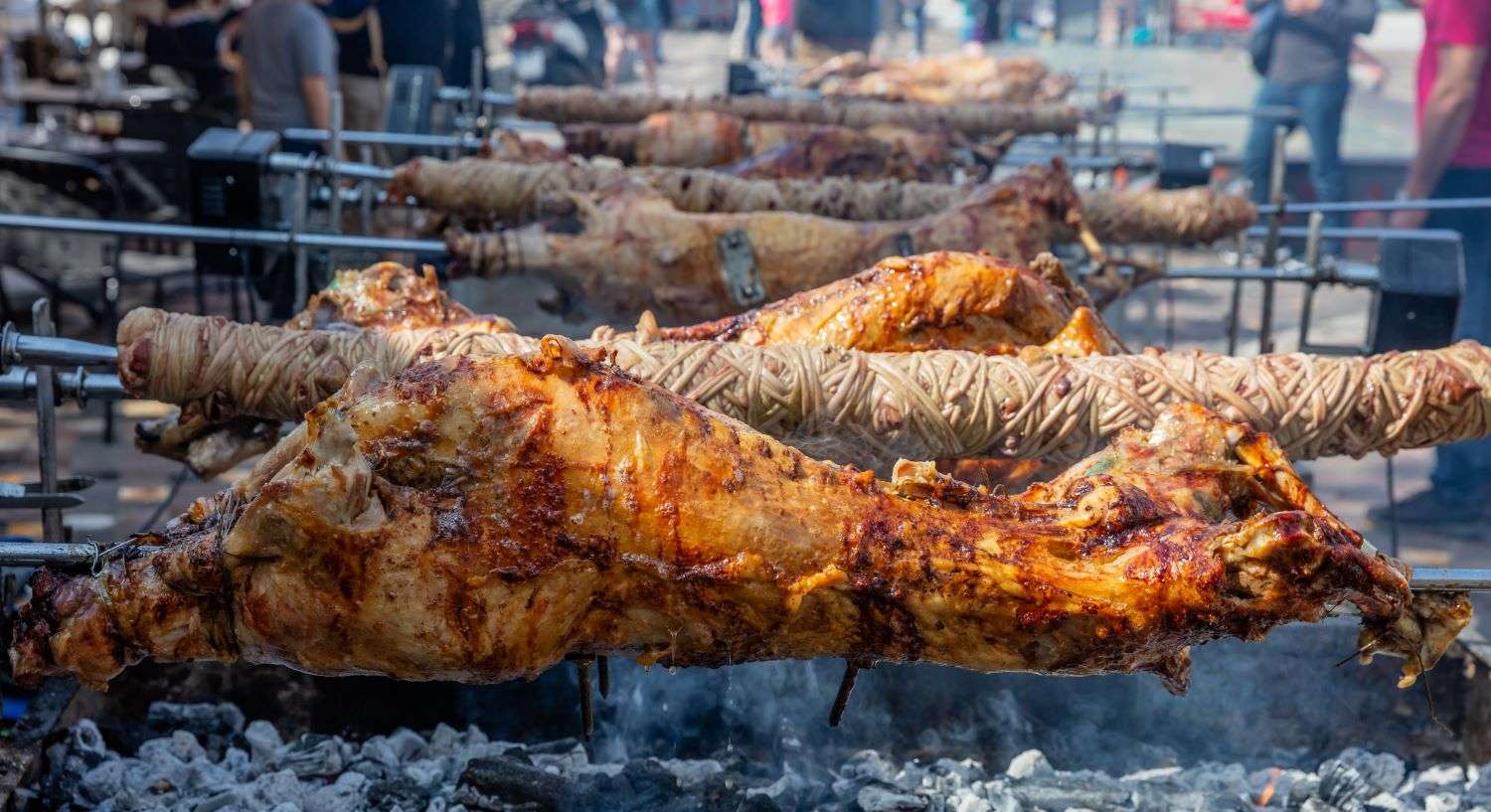 Agneau à la broche