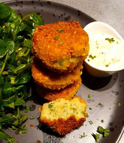 Croquettes de poisson à la coriandre