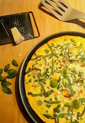 Fritatta aux légumes printaniers