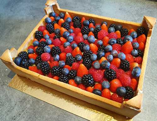 La tarte "cagette de fruits"