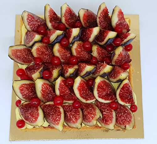 La tarte figues groseilles