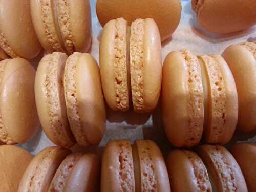 Macaron orange-cannelle