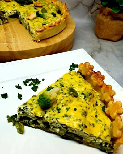 Quiche printanière aux légumes