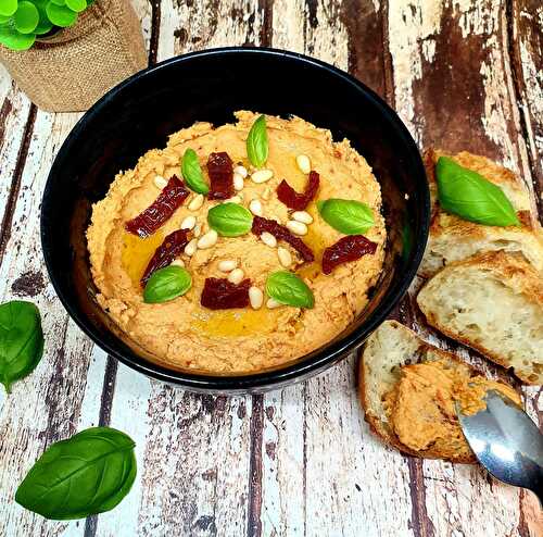 Houmous aux tomates séchées