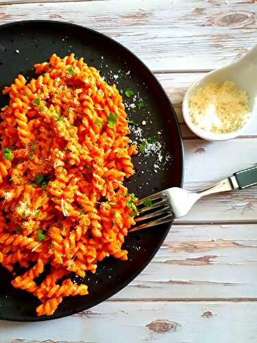 Pasta tomate et vodka