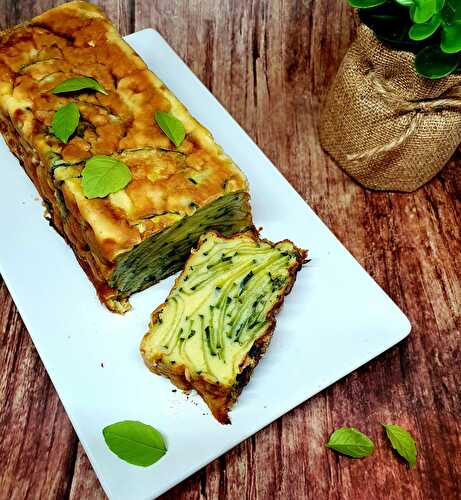 Gâteau invisible aux courgettes