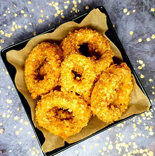 Beignets d'encornets aux flocons d'avoine