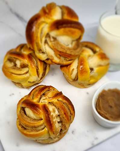 Brioches tressées à la crème de marrons