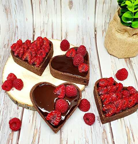 Tartelettes chocolat framboises