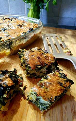 Gâteau vert aux légumes