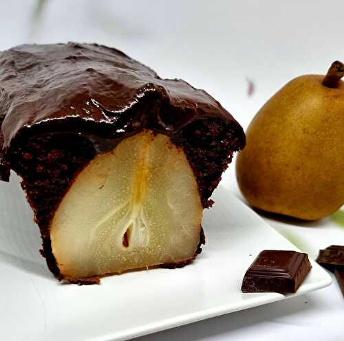 Moelleux chocolat poires