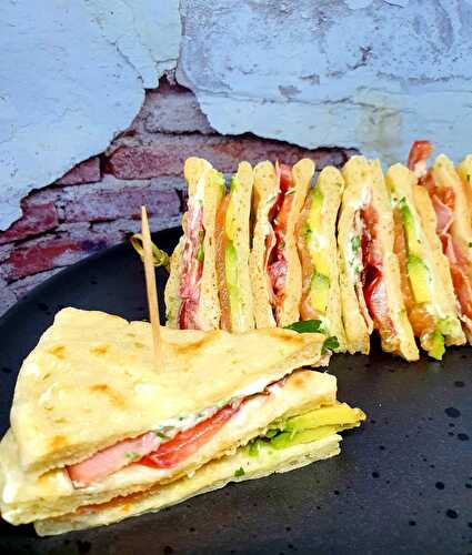 Club sandwich au pain polaire