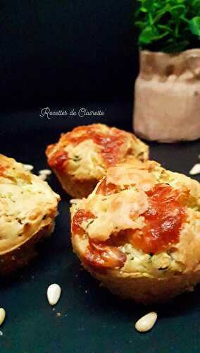 Muffins courgettes et scamorza