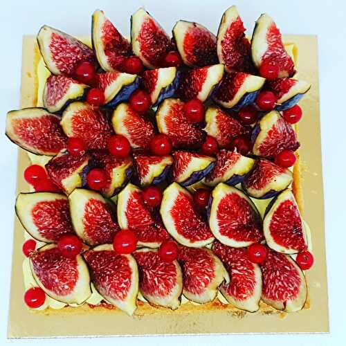 La tarte figues groseilles