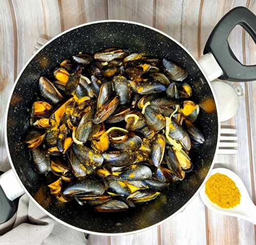 Moules au curry