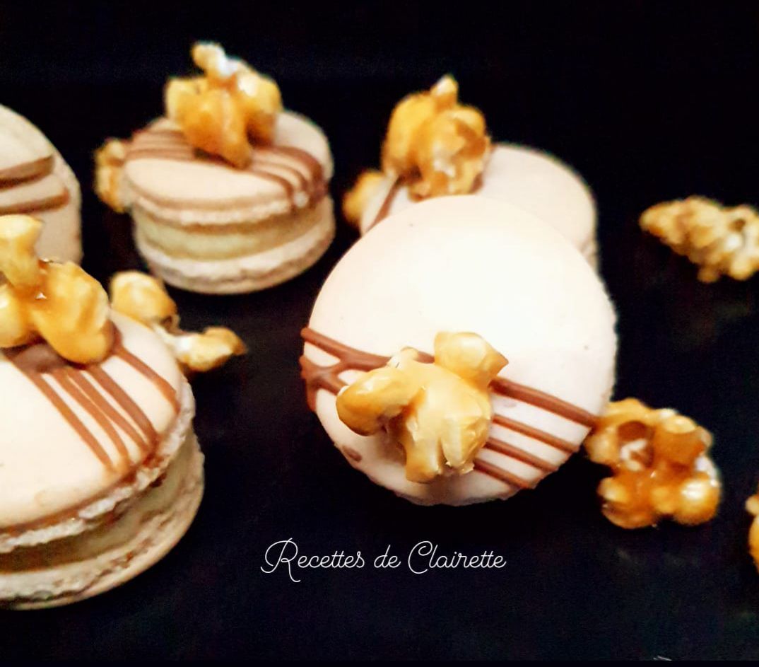 Macarons pop corn