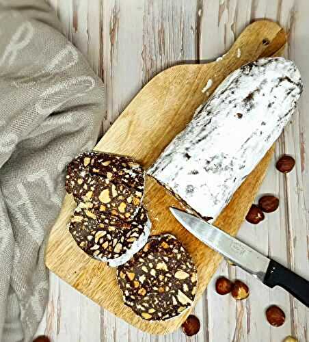 Saucisson de chocolat