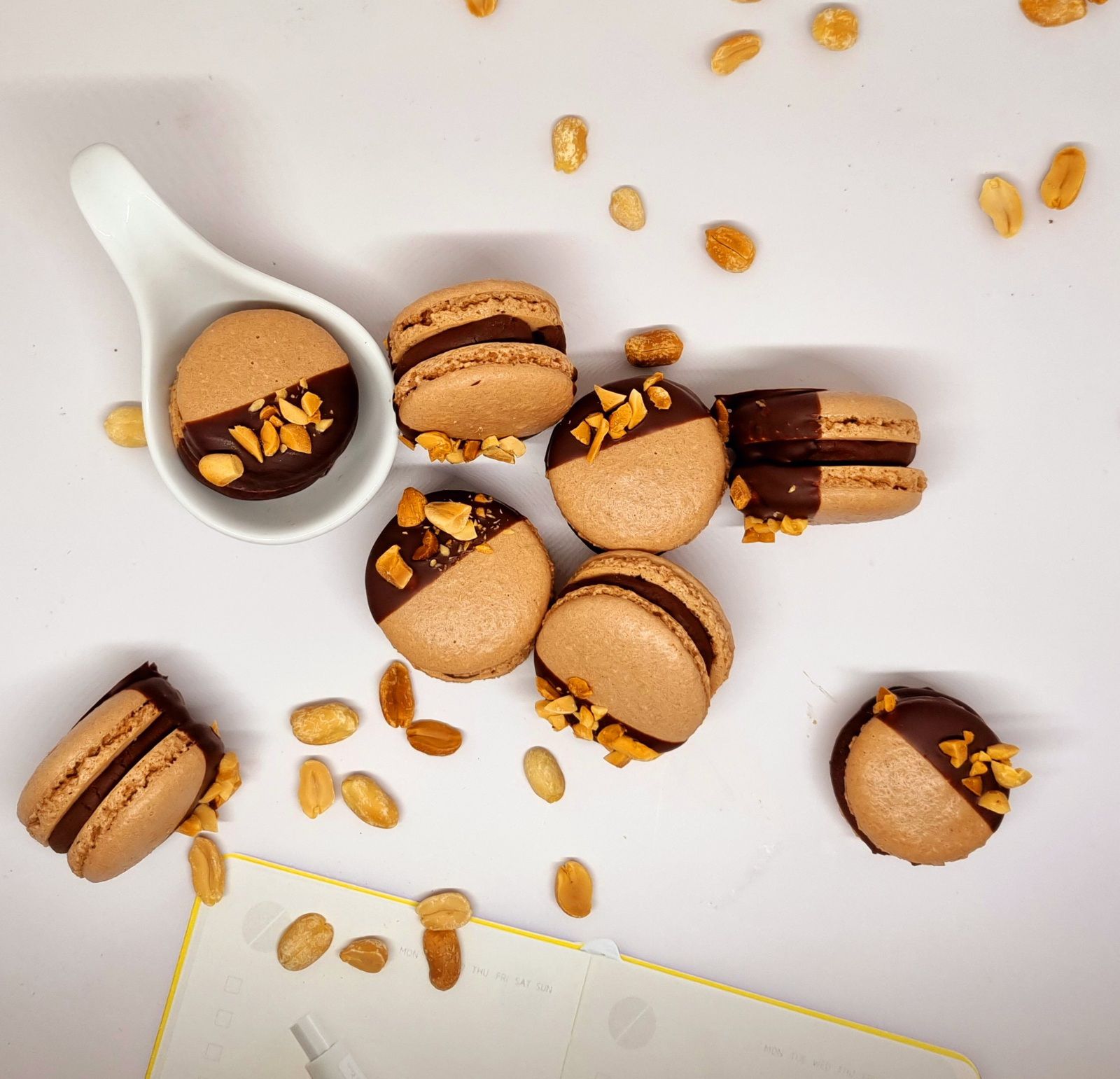 Macarons façon snickers