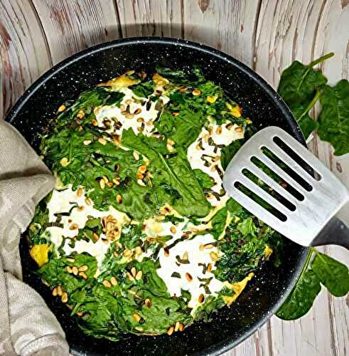 Fritatta épinards et burrata