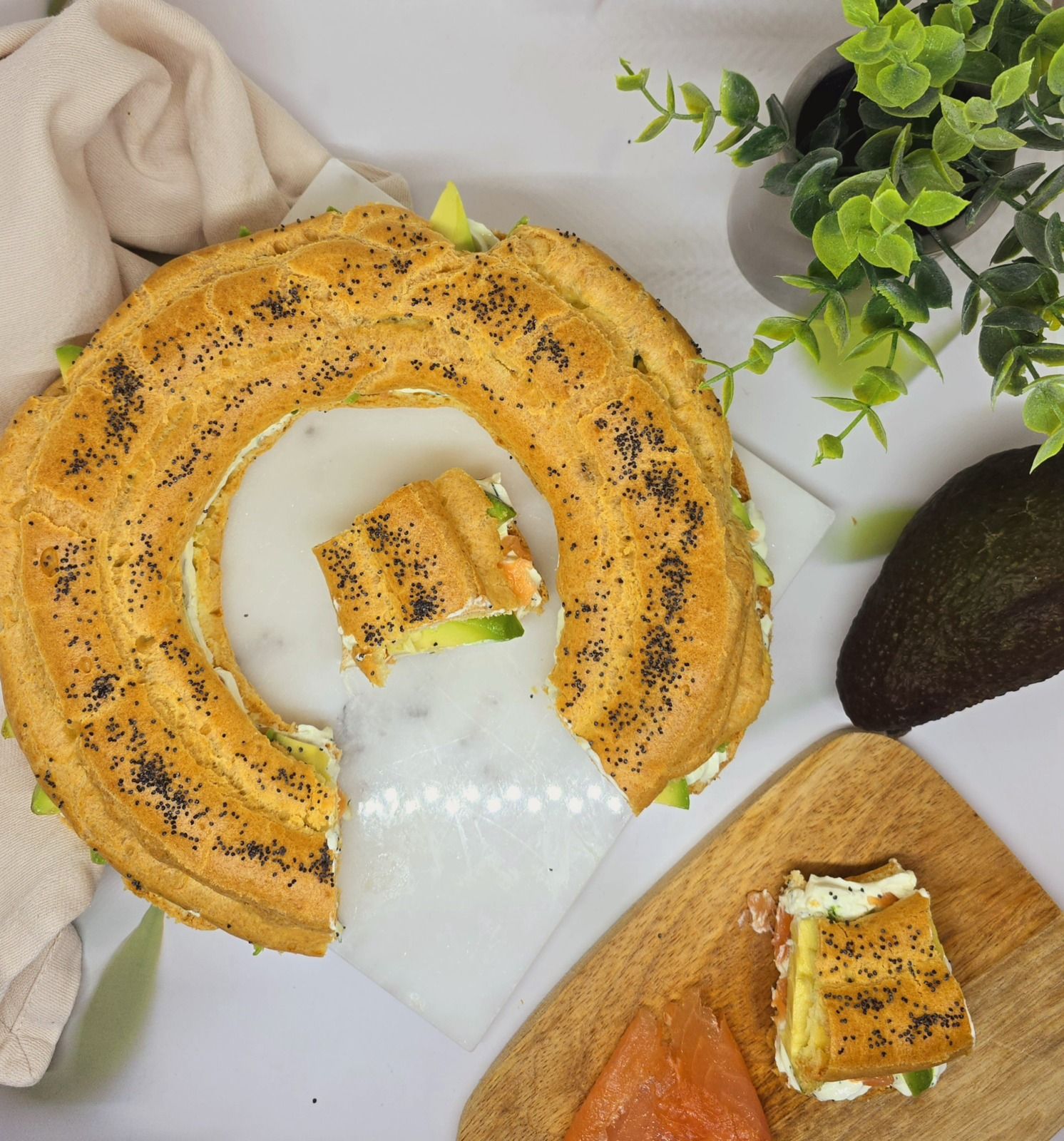 Paris-Brest salé