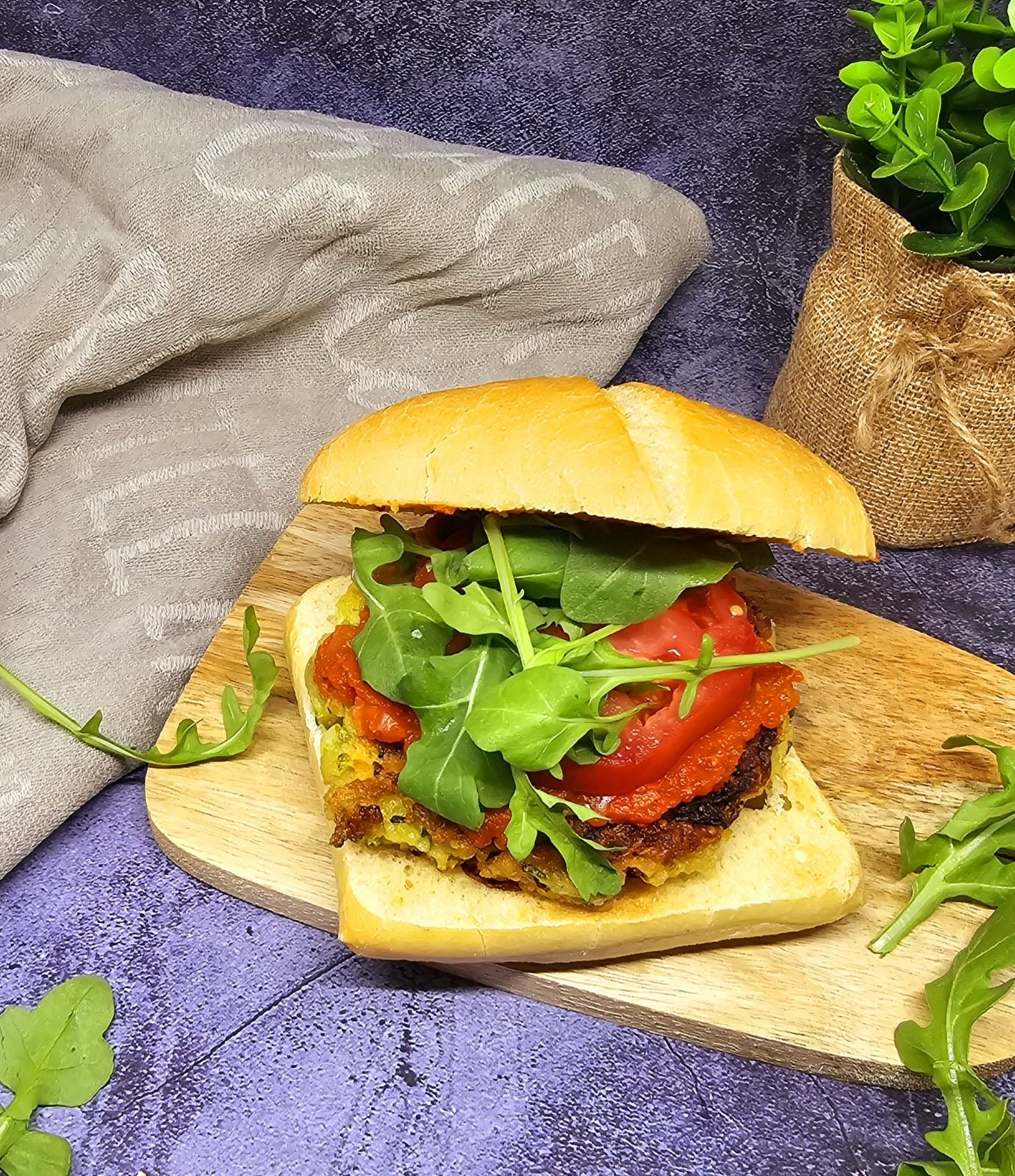 Burger de courgette