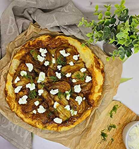 Tatin de fenouil au chèvre