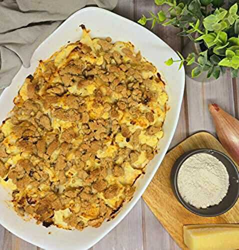 Crumble de chou fleur au sarrasin et crème de parmesan
